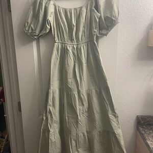 Sage Green Dress